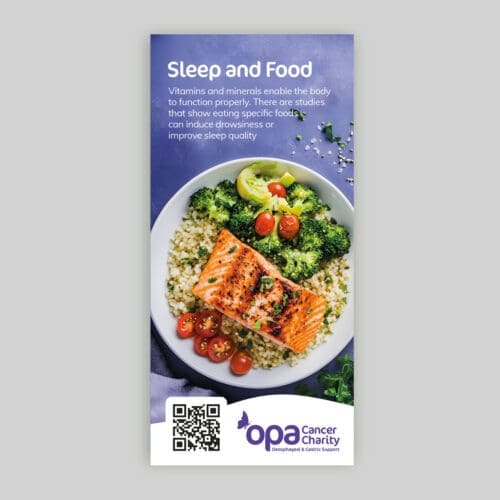 OPA Sleep and Food Leaflet